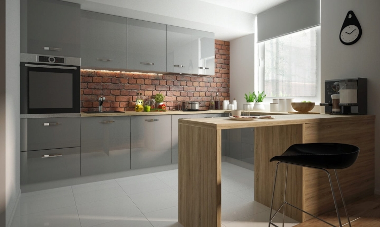 Fronty akrylowe w kolorze: SZARY