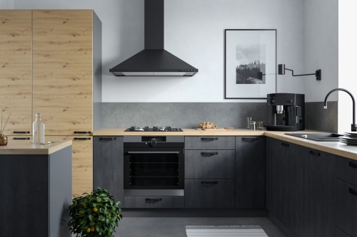 Fronty laminowane w kolorze: DĄB ARTISAN + FRESCO ANTRACYT