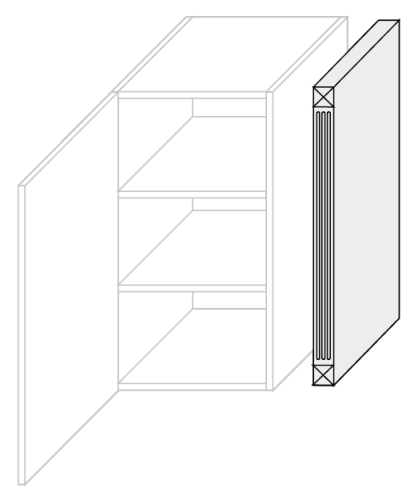 Pilaster lakierowany PLS 02