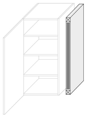 Pilaster lakierowany PLS 03