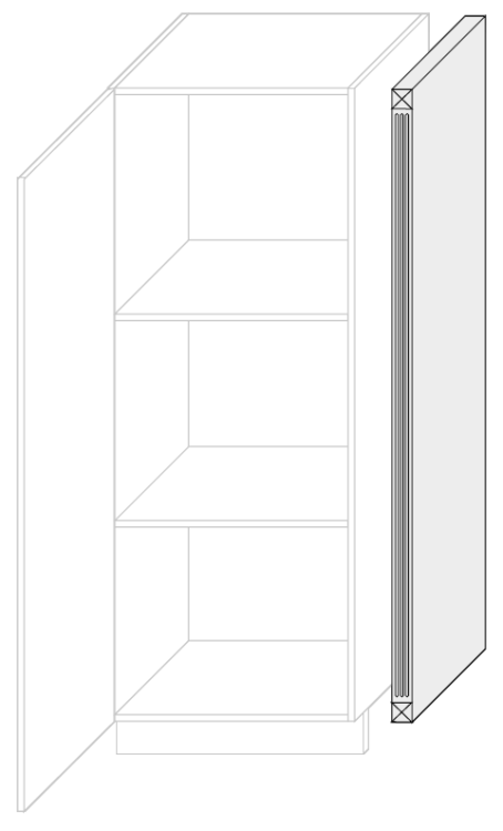 Pilaster lakierowany PLS 06