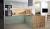 Meble do kuchni Quatro kolor mint w połączneiu z dust grey – fronty matowe laminowane