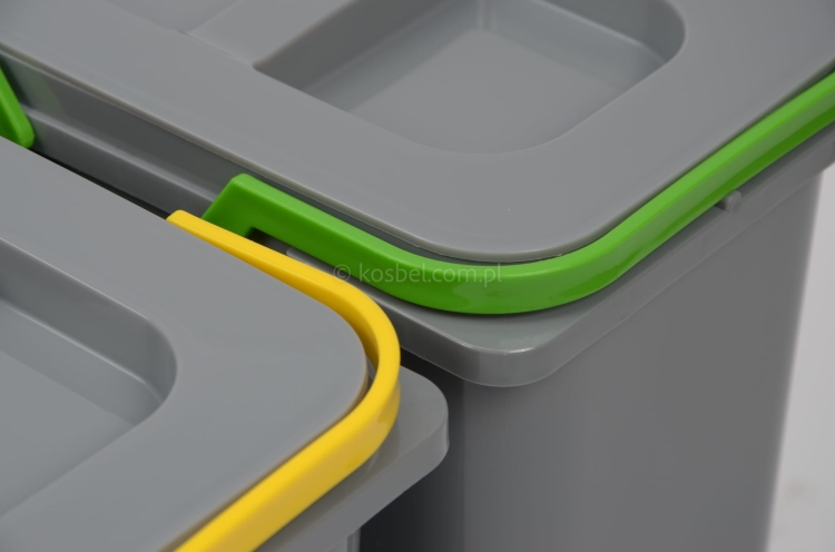 Pojemnik na odpady PRAKTIKO 60 potrójny