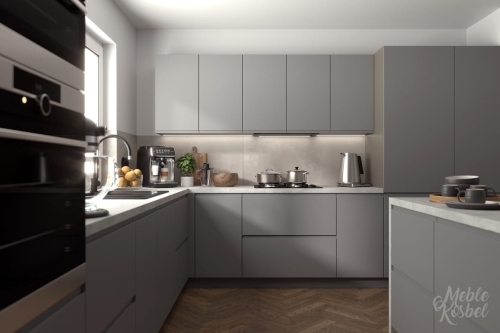 Kuchnia Sevilla – komplet mebli kuchennych w kolorze, idealny do różnych stylów wnętrz.