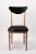 Kastios w kolorze buk - krzesło uniwersalne do salonu i jadalni – nowoczesne krzesło drewniane z czarnym obiciem