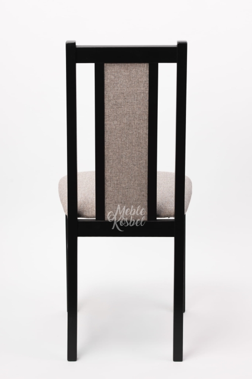 krzesło do jadalni - Korfu w kolorze czarny – funkcjonalne i stylowe krzesło drewniane