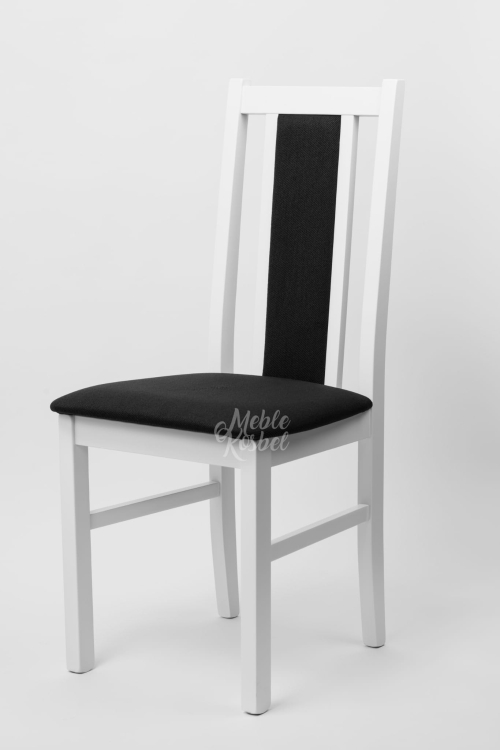 Krzesło drewniane Horus w kolorze białym – nowoczesne krzesło do jadalni i kuchni