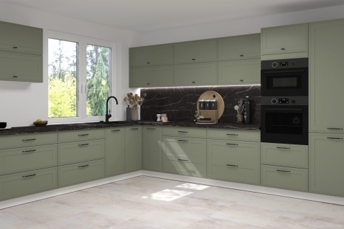 Kuchnia Lugo Color– komplet mebli kuchennych w kolorze Green, idealny do różnych stylów wnętrz.