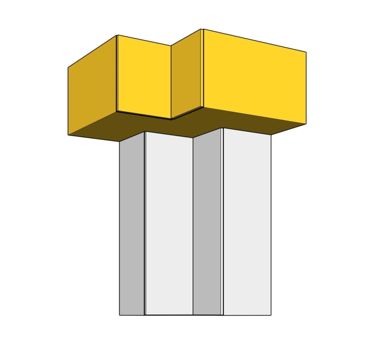 Nadstawka narożna W14_90_36 nad szafką narożną W14_60_96.jpg