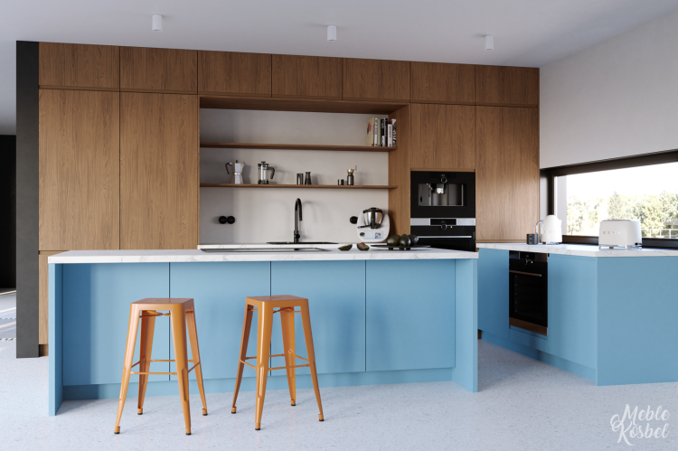 Zestaw mebli kuchennych Barcelona New, laminowanych – nowoczesna i funkcjonalna zabudowa do każdej kuchni