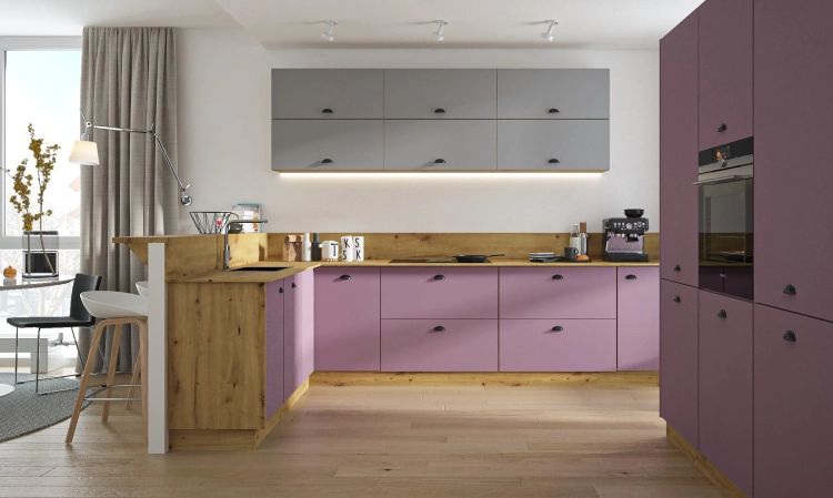 Zestaw mebli kuchennych Velvet laminowanych – nowoczesna i funkcjonalna zabudowa do każdej kuchni.