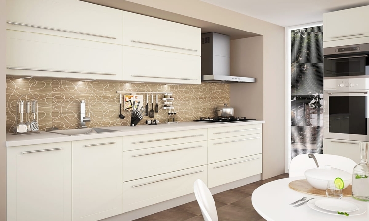 Kuchnia Quatro kolor vanilla mat – eleganckie meble laminowane